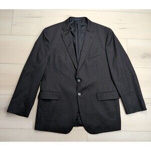 Loro Piana Joseph Abboud Blazer Sport Jacket Mens 44R Super 130's Wool Black